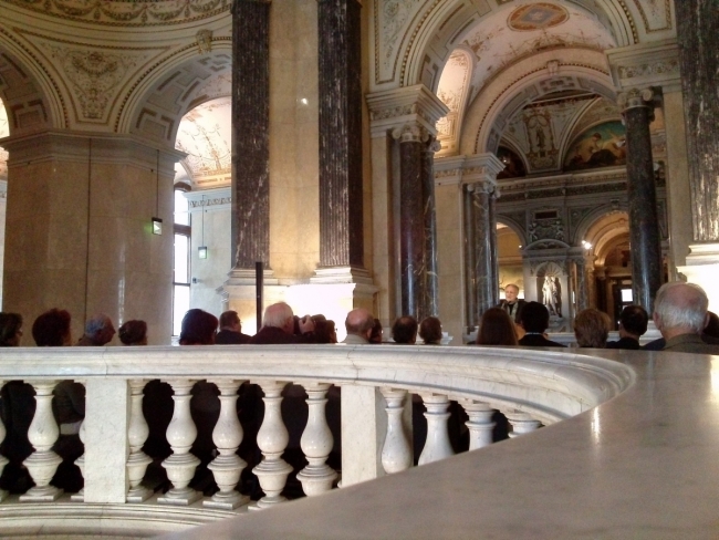 Photographer Gerd Ludwig at the Natural History Museum Vienna (13.05.2014)