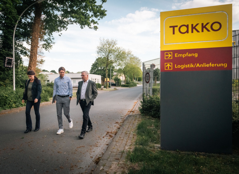 Green Party Telgte visiting Takko (8 May 2025)