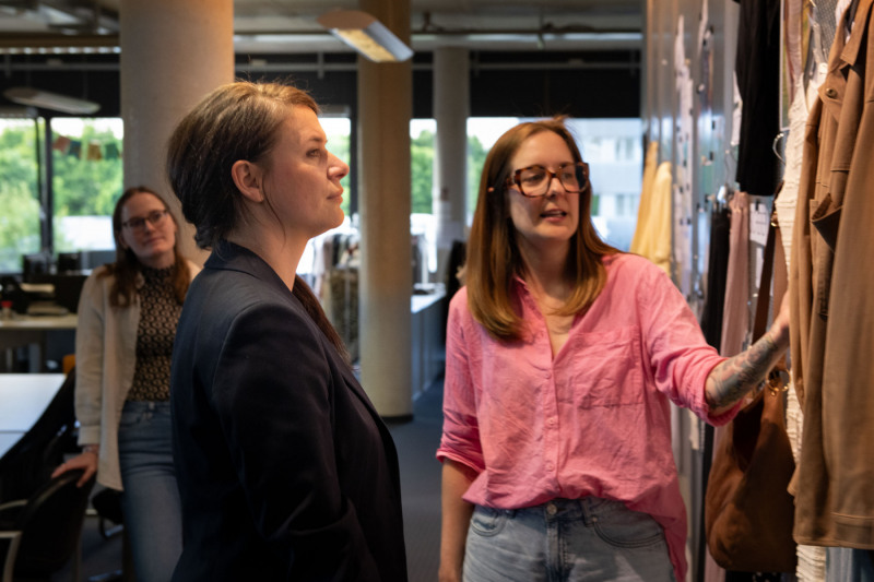 Green Party Telgte visiting Takko (8 May 2025)